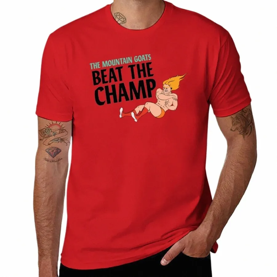 Novo Beat The Champ Album Logo T-Shirt sublime t shirt meninos camisetas pretas lisas camisetas masculinas L9D6 #