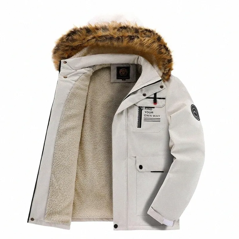 män plus size termiska kläder parkas man mäns sociala kappa mens lg vinter jackor nya kall parka rockar ner diket kläder j6jb#