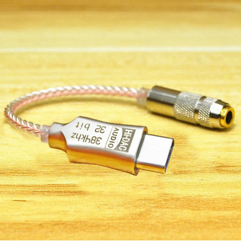 Converter LXDAC A01 ALC5686 USB Type C to 3.5mm Angeldac earphone Amplifie Digital Decoder AUX audio Cable hifi adapter converter Android