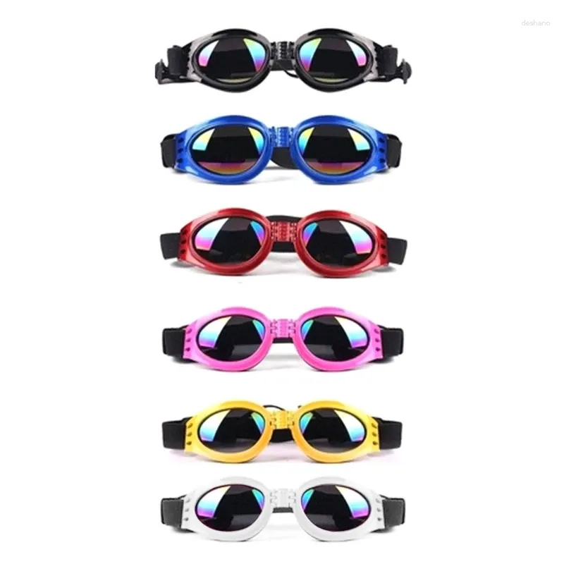 Dog Apparel Sunglasses Foldable Goggles For Heavy Snow Region With Adjustable Strap Easy Wear Skiing Travelling