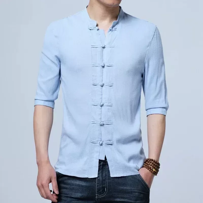 Camisas chinas para hombre cheap