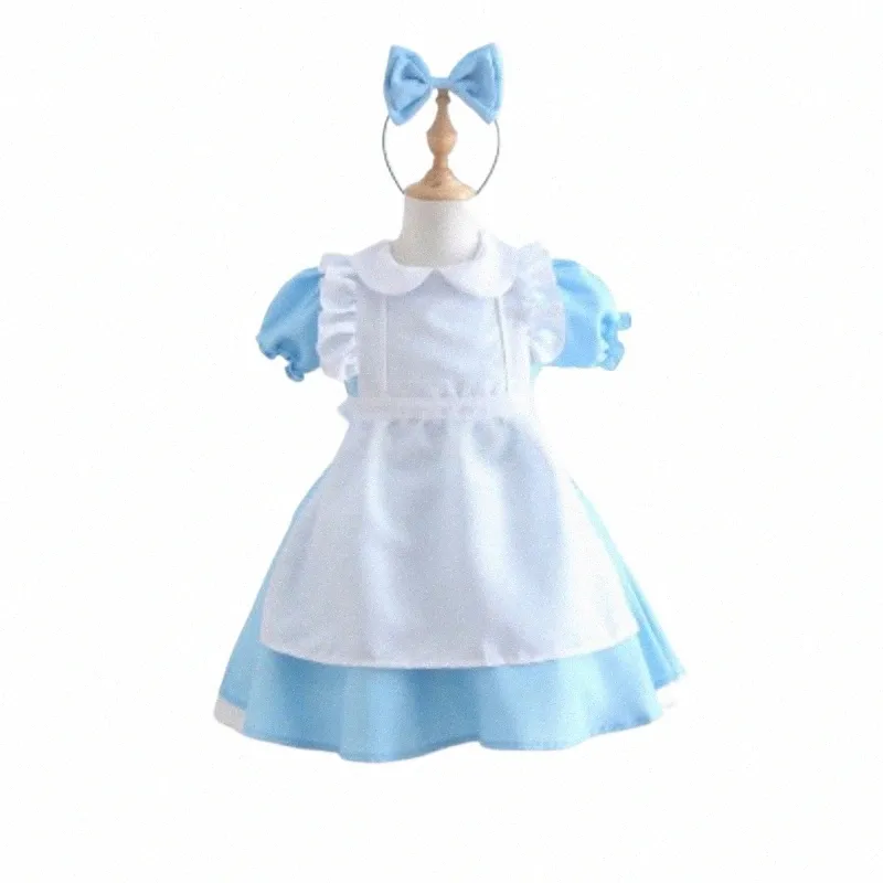 Halen Cosplay Dr Mulheres Adulto Anime Alice In Wderland Blue Party Dr Alice Dream Mulheres Maid Lolita Cosplay Costume F2Zp #