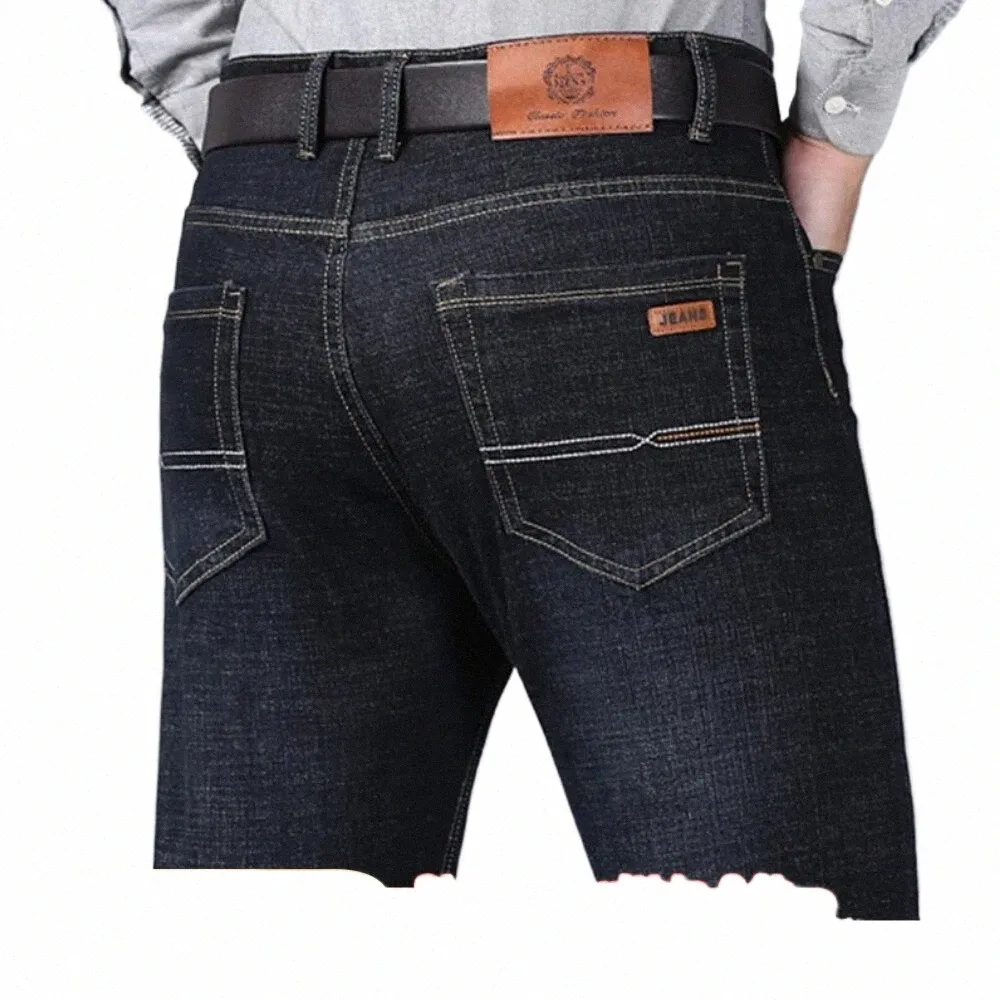 Nieuwe Mannen Klassieke Jeans Jean Homme Pantales Hombre Mannen Mannen Zachte Zwarte Biker Masculino Denim Overalls Heren Broek Maat 32-38 72Il #