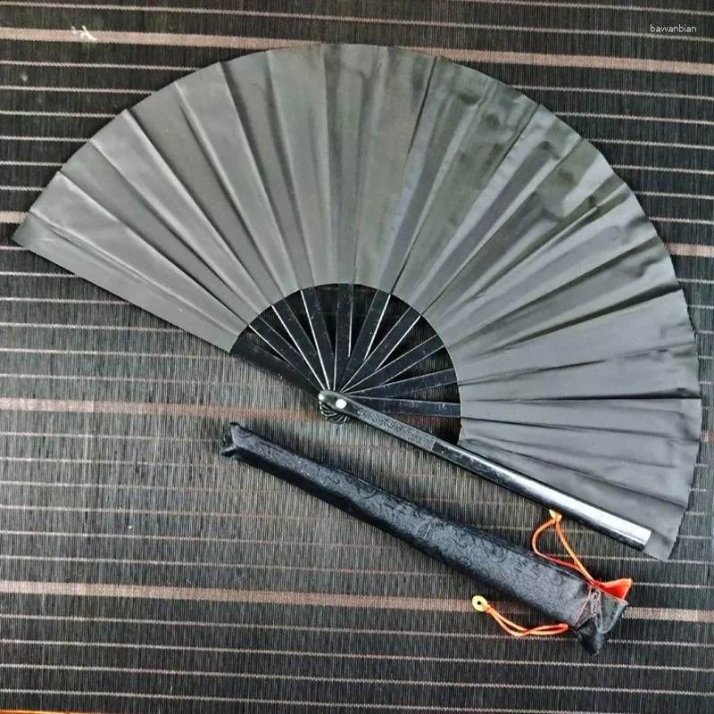 Fã chinês de estatuetas decorativas com tecido para ventiladores dobráveis manuais CASE Chi