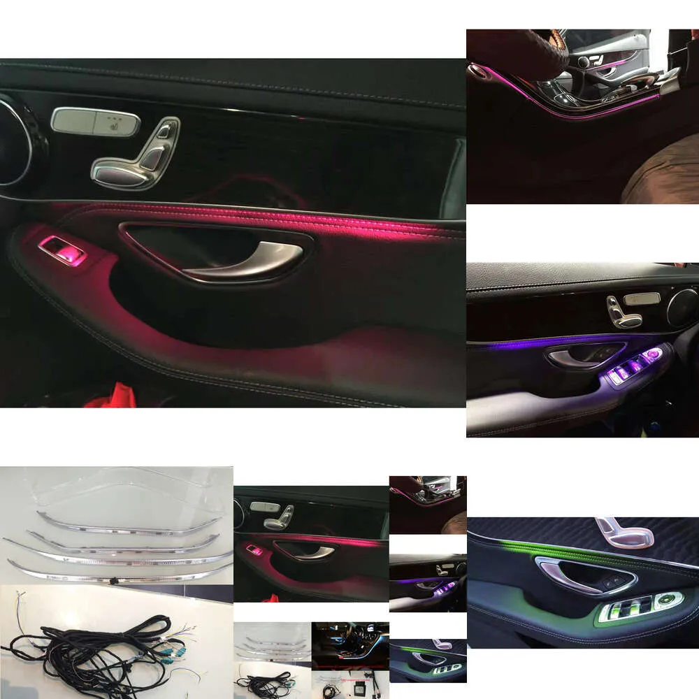 Luz De Cortesía Láser LED Con Logo HD Para Puertas De Mercedes-Benz C218, A207, C207, C117