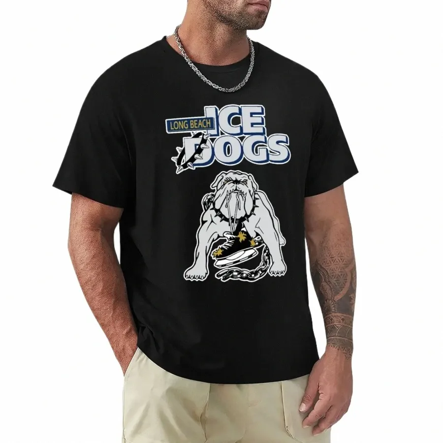 LG Beach Ice Dogs T-Shirt sublime été hauts hommes vintage t-shirts 93OM #