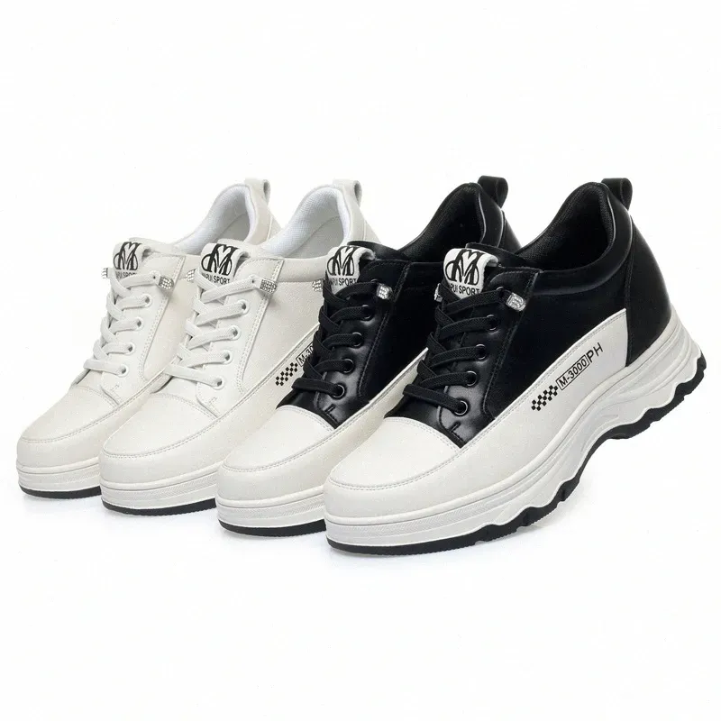 2024 Nya mjuka läder Little White Shoes Women's Sports and Casual Shoes Soft Sole Spring and Autumn Leather Shoes C52O