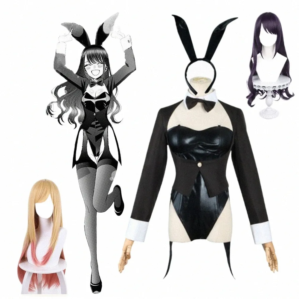 Bunny Girl Marin Kitagawa Cosplay Costium strój mój dr -u kochany kostium kostiumowy mundur halen carnival garnitur k1th##