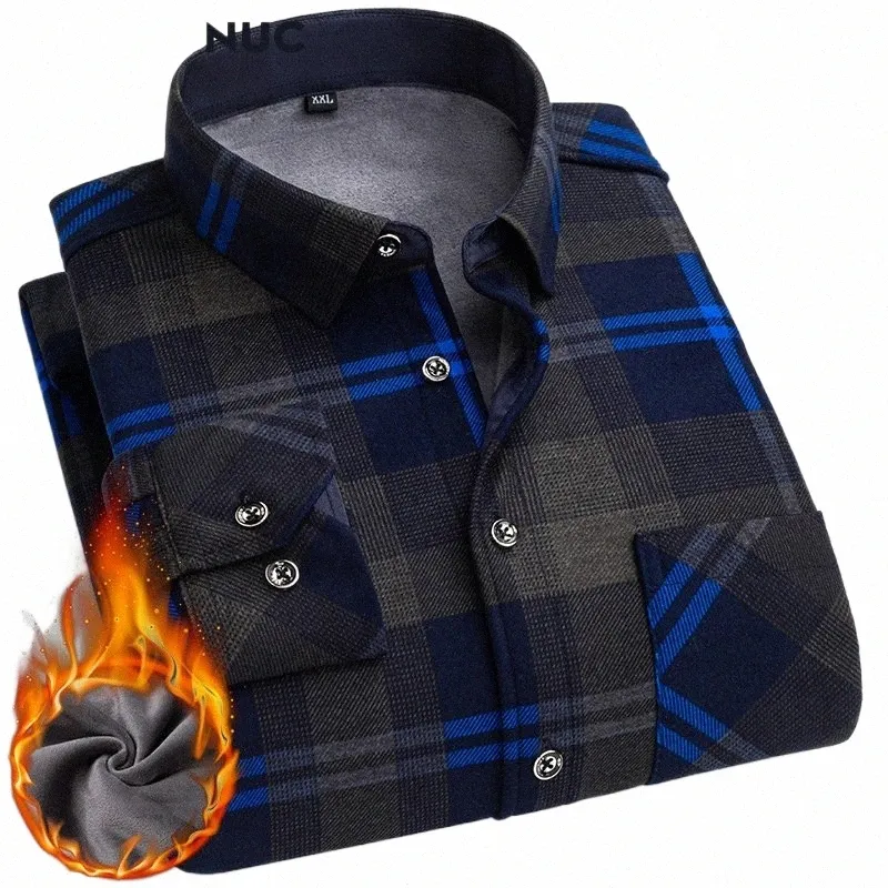 fi camicia maschile camicette invernali top 2021 di spessore streetwear uomo Lg-manicotto Street Dr Smart Casual Hombre caldo gioventù MOOWNUC N3Ve #