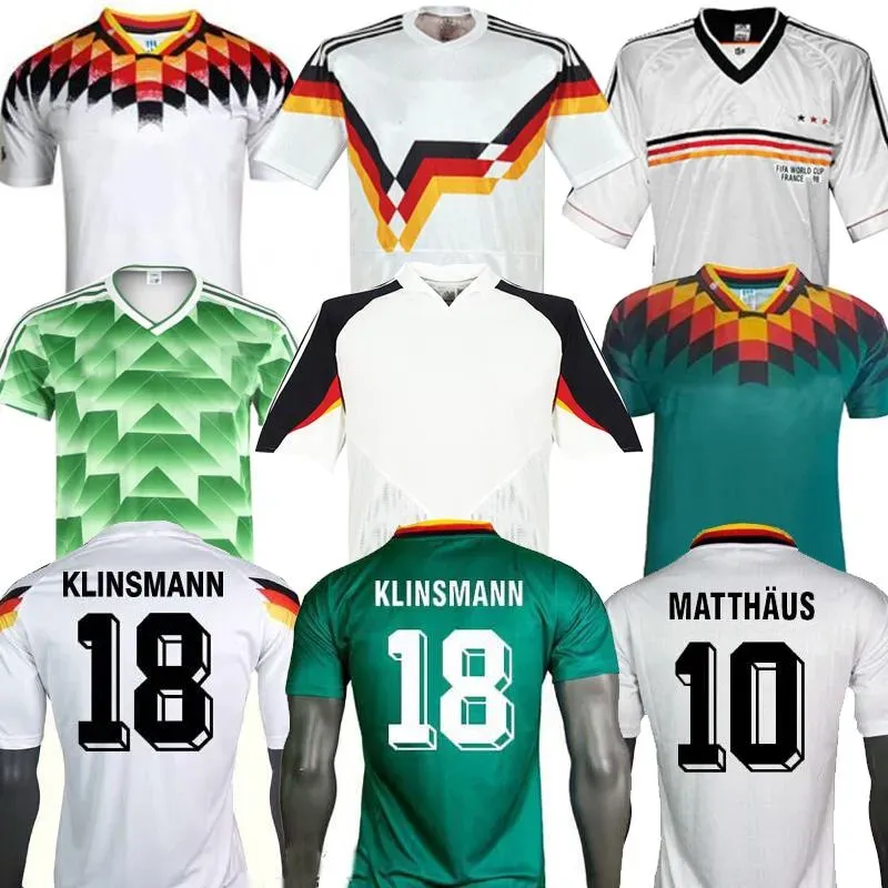 Puchar Świata 1990 1992 1994 1998 1988 Niemcy Retro Littbarski Ballack Soccer Jersey Klinsmann Matthias Home Shirt Kalkbrenner Jersey 1996 2004