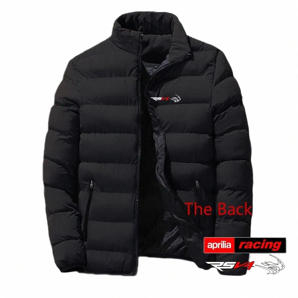 aprilia Racing RSV4 Hot Sale Men Warm Zipper Jackets Autumn Winter Casual Streetwear Sports Fitn Coats Solid Color Windproof k7Q6#
