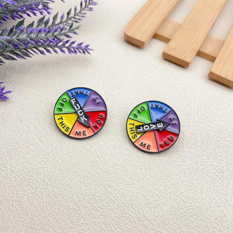 rainbow love badge Cute Anime Movies Games Hard Enamel Pins Collect Cartoon Brooch Backpack Hat Bag Collar Lapel Badges