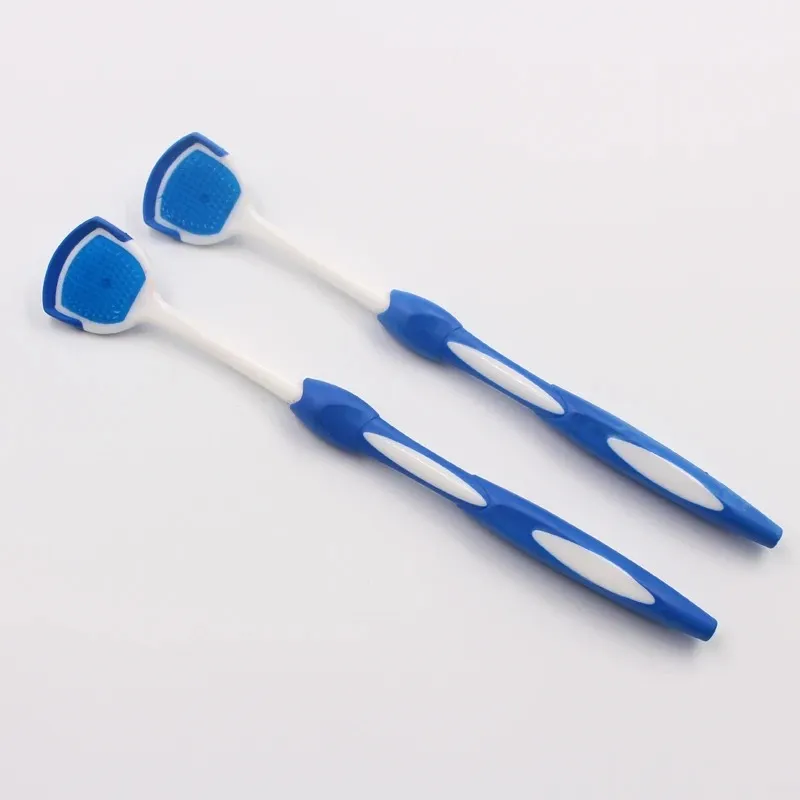 Soft Silicone Tongue Brush Deep Cleaning Tongue Coating Brush Tongue Cleaner Dental Fresh Breath Scraper Oral Care