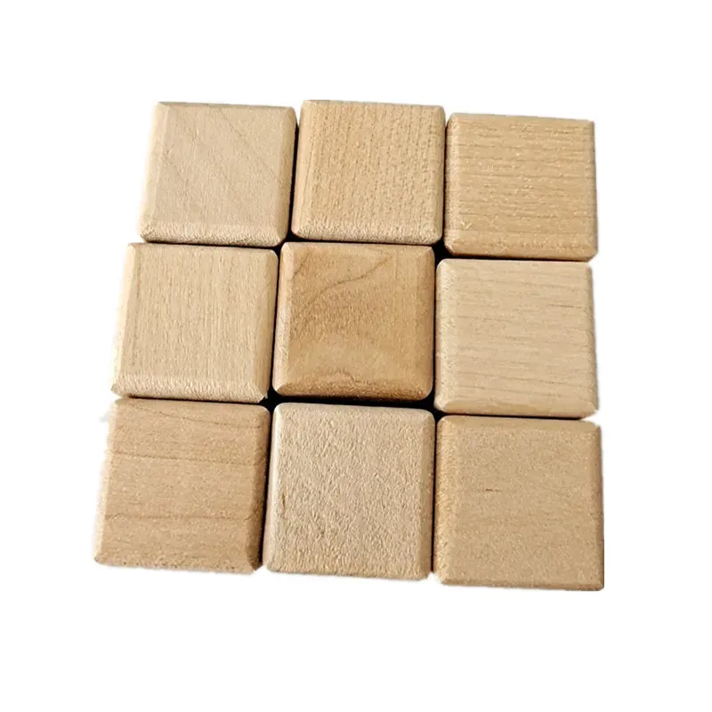 Crafts 100pcs 2cm Wooden Cubes Unfinished Blank Square Wood Birch Blocks for Painting Decorating, Puzzle Making Crafting DIY Projects