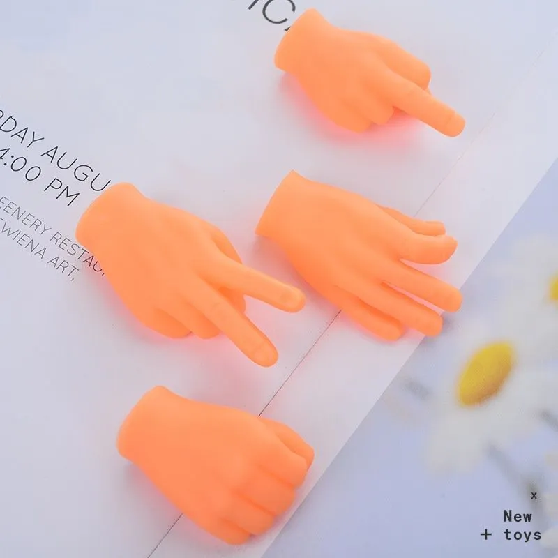 Playing Cat Finger Set Toy Playing Cat Masking Cat Plastic Gloves Funny Creative Pet Toy Little Left Hand Right Hand