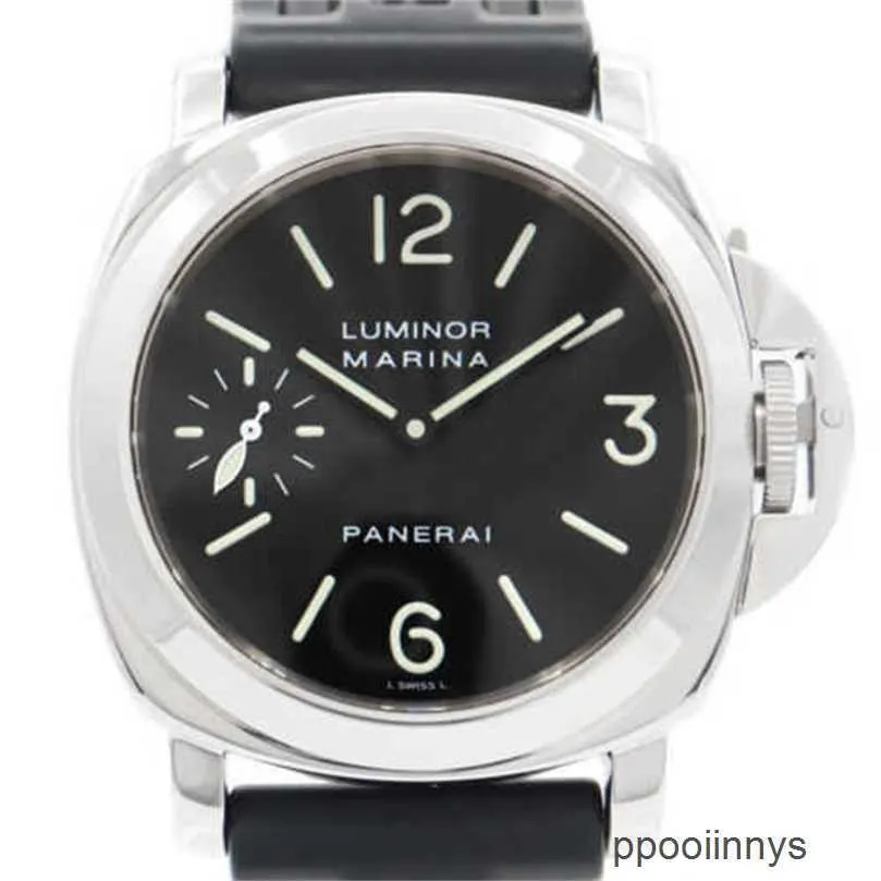 Titta på Swiss Made Panerai Sports Watches Paneraiss Submersible Watch Luminor PAM00001 Automatiska mekaniska klockor fulla rostfritt stål vattentätt FLW1