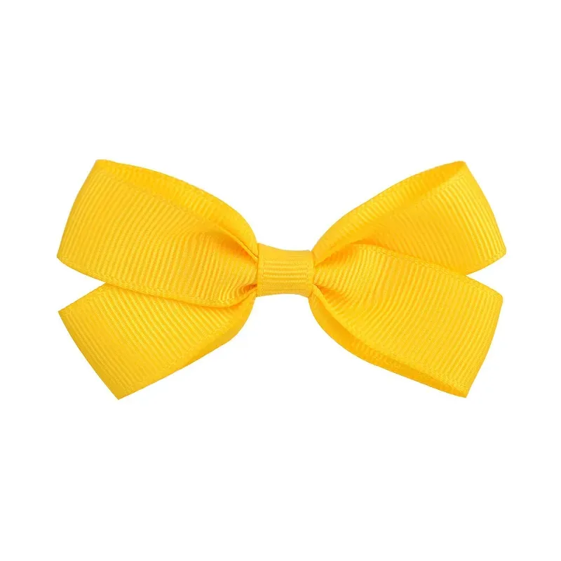 3.2 Inch Cute Ribbed Ribbon Hair Bows with Clip Baby Girl Hair pin Boutique Hair Accessories Party Gifts M2346