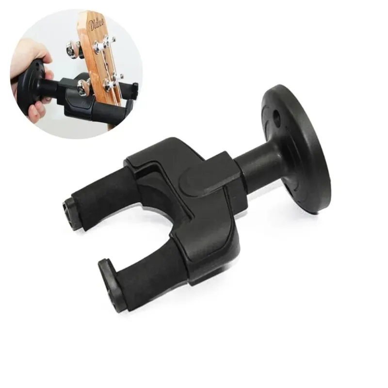 Gitarrhängare Stand Wall Mount Holder Hook For Electric Guitar Acoustic Guitar Mandolin Ukulele (Black)