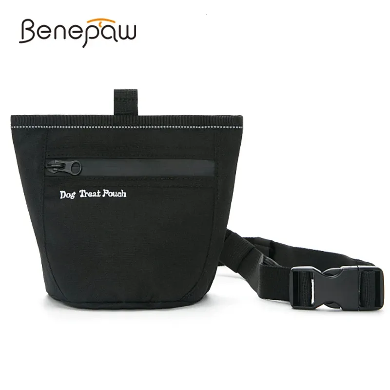 Frame Benepaw Hochwertige Hunde-Leckerli-Tasche für das Training, professionelle magnetische Öffnungstasche, Haustier-Leckerli-Beutel mit verstellbarem Clip-Taillengürtel