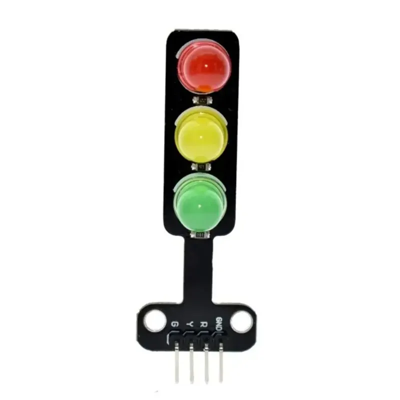 5V LED Creative Traffic Light Emitting Module Digital Signal Output Ordinary Brightness 3 Ljus separat kontroll