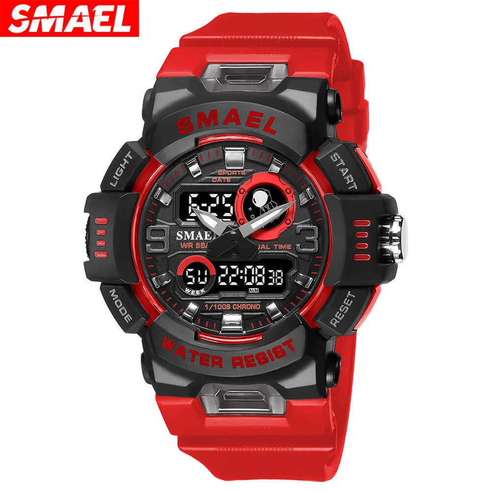 SMAEL 8063 Outdoor Alarm Sports Dual Display Astronaut Student Timing Electronic Watch