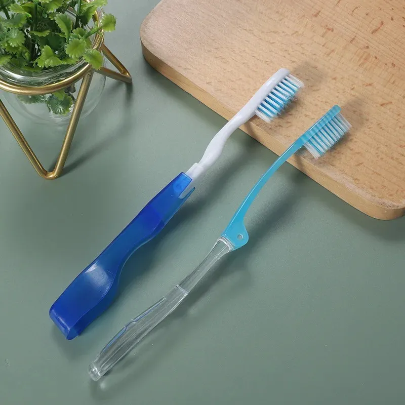 Folding Toothbrush Portable Travel Camping Outdoor Tooth Brush Soft Foldable Toothbrush Hygiene Oral Cleaning Tools