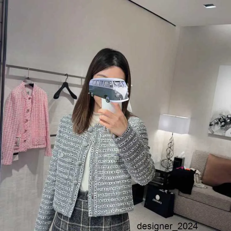 Designer Correct Edition ~ SS Springsummer Silver Grey Round Round mande Longweight Women's Woolen Coat 8016 # E23N