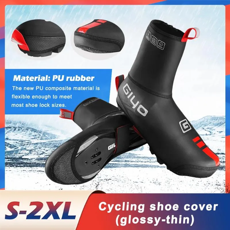 Cycling Shoes 2024 Waterproof Overshoes Bicycle Covers Bike Reflective Windproof MTB Road Winter Fleece Warm Lock Protector