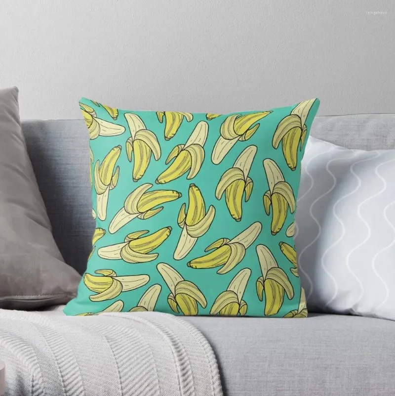 Pillow BANANA - JADE Throw Cover Polyester Pillows Case On Sofa Home Living Room Car Seat Decor 45x45cm