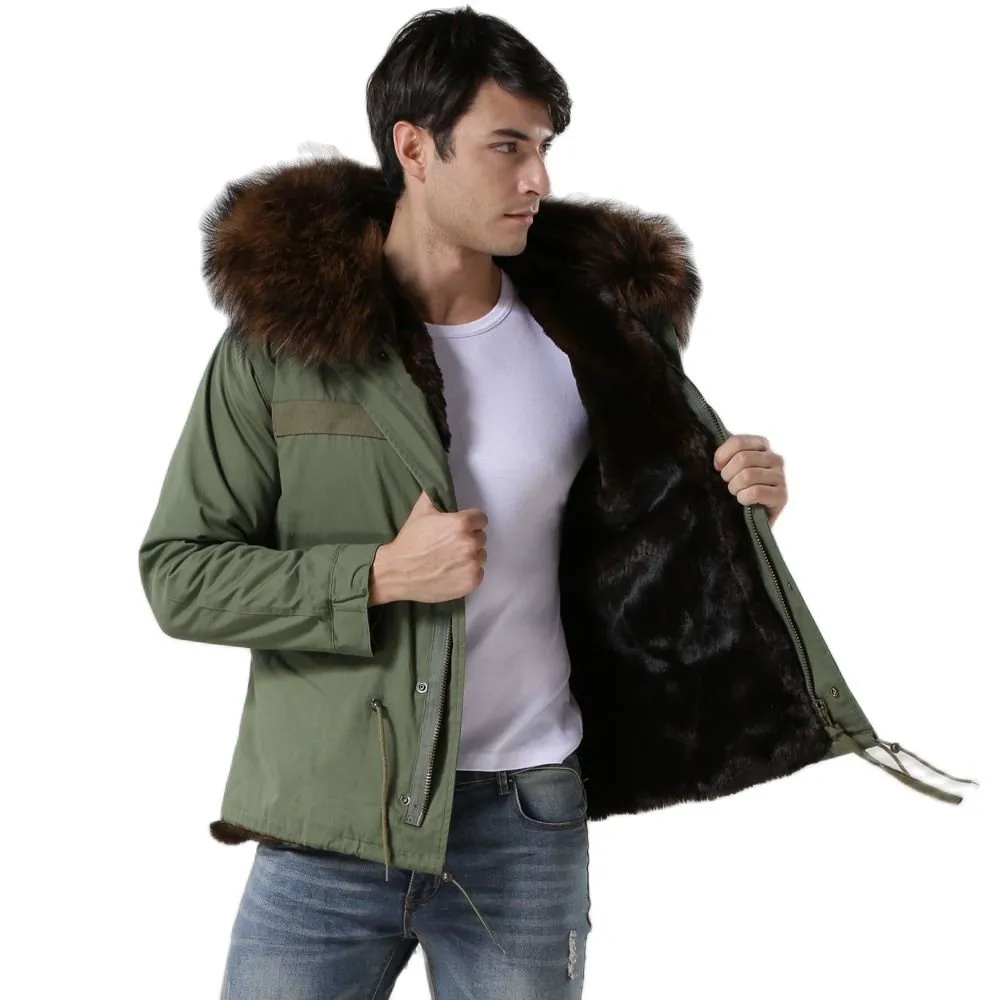 Meifng fur parka deals