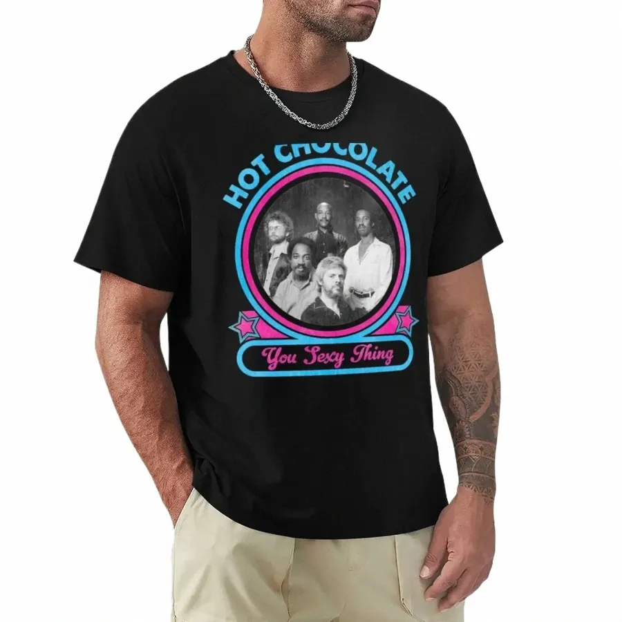 gorąca czekolada You Sexy Thing T-shirt zwykły koreańsko-męski męski duże i wysokie koszulki h3vj#