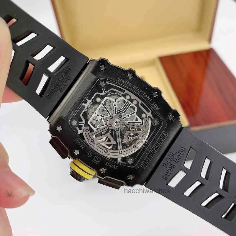 Luxury Men s Automatic Mechanical Watch 41mm Richard M Watch Full Stainless Steel Luminous Waterproof Swiss Brand Watch