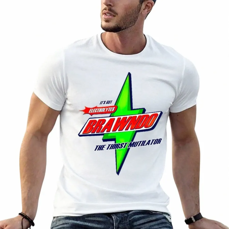 brawndo T-Shirt sweatshirts douane ontwerp uw eigen effen t-shirts mannen 2264 #