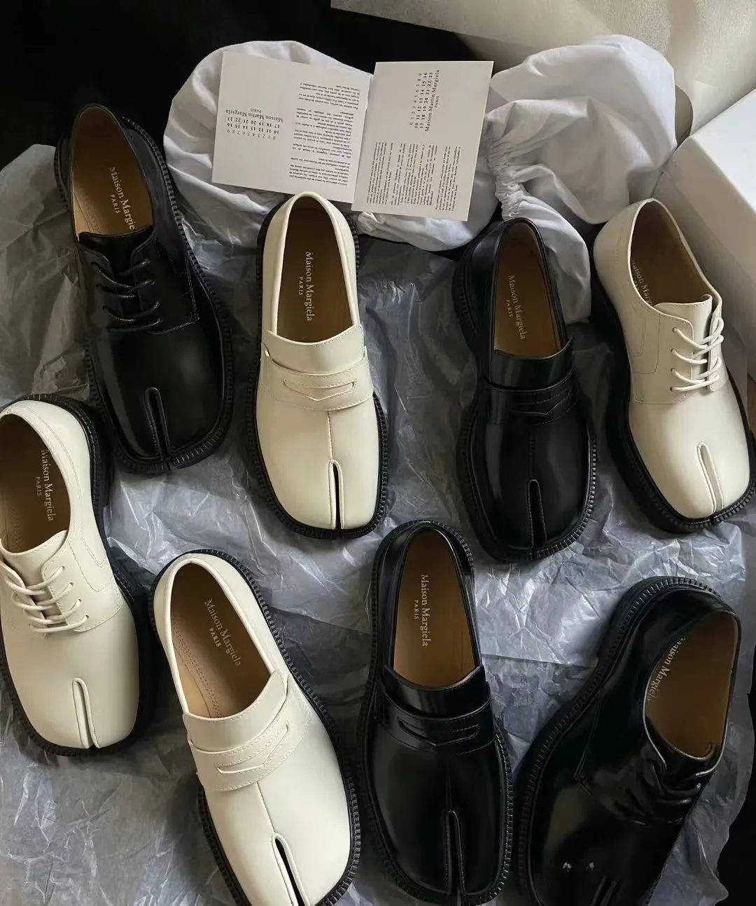DHgate.com:Tabi Split-Toe Loafer Shoes - Leather Slip-On DHgate.com:Tabi Split-Toe Loafer Shoes - Leather Slip-On