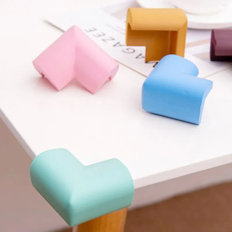 Window Stickers 4pcs/set Soft Baby Table Corner Protector Children Safety Protection Furniture Edge Guards Protective Pad