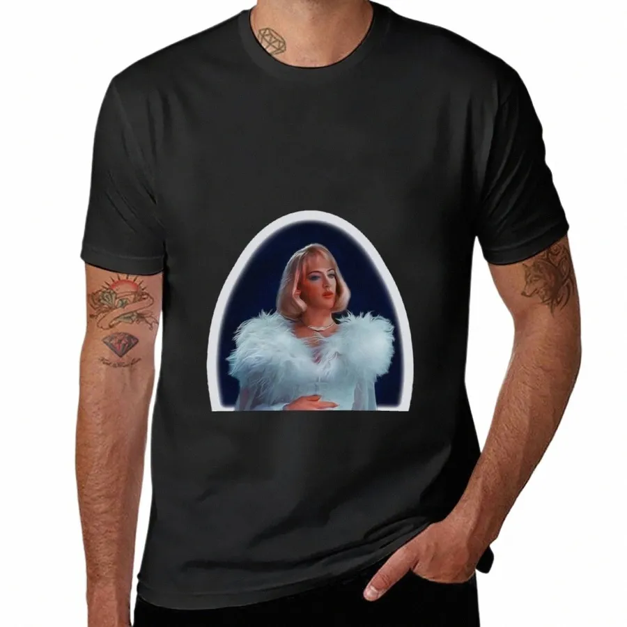 Joan Cusack Portrait T-shirt Vintage Summerkläder Estetiska kläder Plain T Shirts Men M4WU#