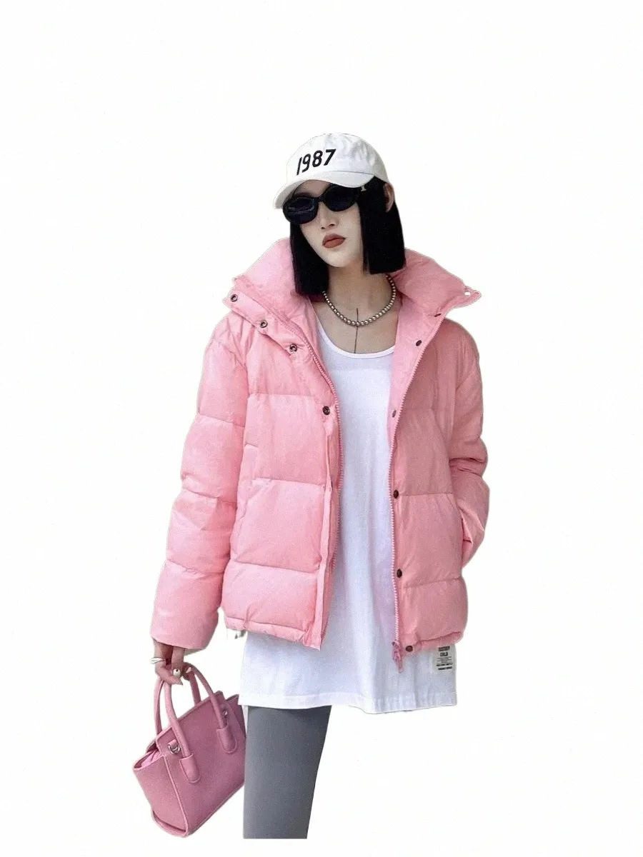 2023 Inverno Ultima Tendenza Fi Style Dgmen Candy Corto Giù Cappotto Pane con cappuccio Cappotto da donna Piccolo Cappotto da uomo Trend b23f #