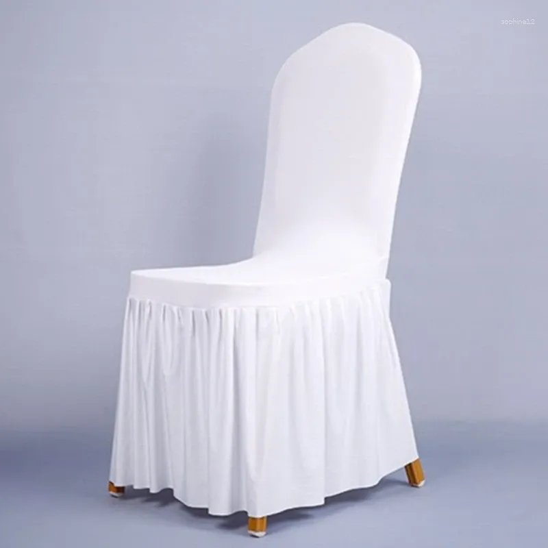 椅子は、ダイニングルームの結婚式のカバースカートの取り外し可能なスリップカバーキッチンエルとのユニバーサルストレッチ
