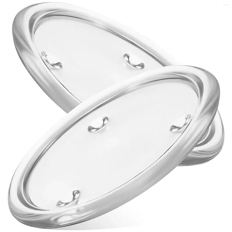 Titulares de vela 2 pcs bandeja de vidro de cristal perfumado base titular placa natal decoração de casa varas decorativas casamento doméstico