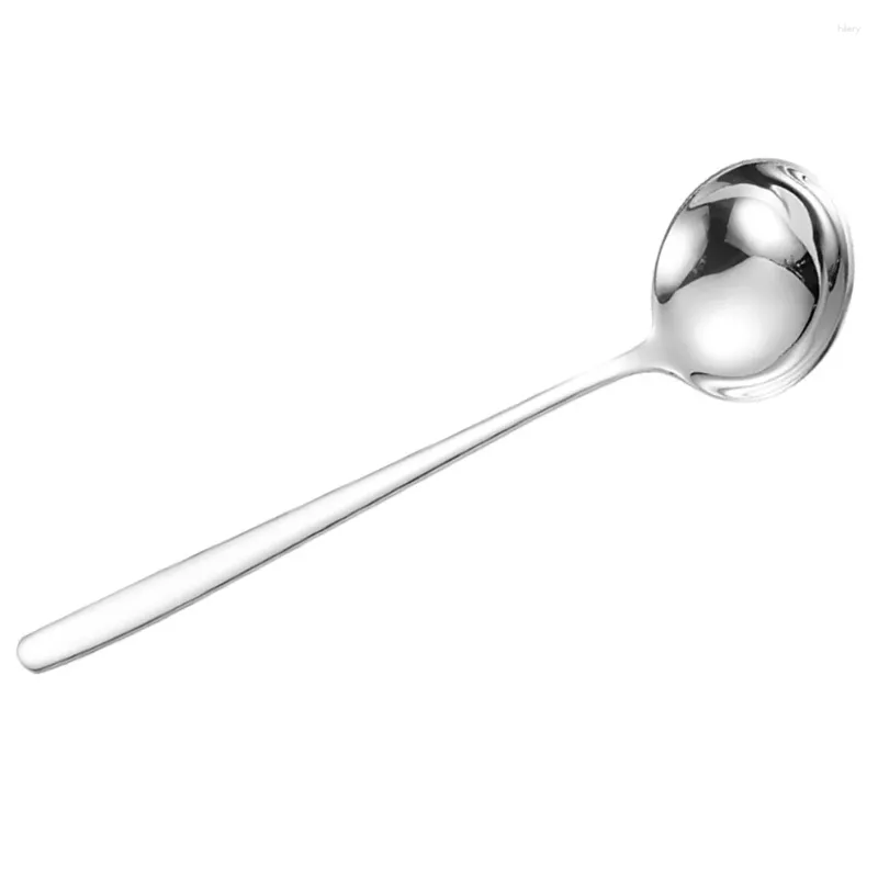 Spoons Stainless Steel Spoon Kitchen Cooking Tools Metal Ladle Serving Soup Utensils Wok Large