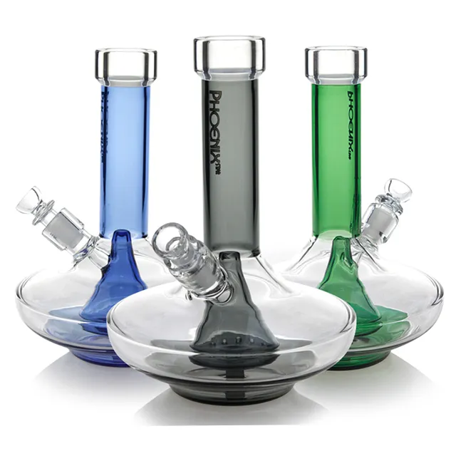 Verre recycleur verre eau Bongs épais Dab Rigs conduites d'eau bécher Bong Heady narguilés pipes à fumer 8,2 pouces