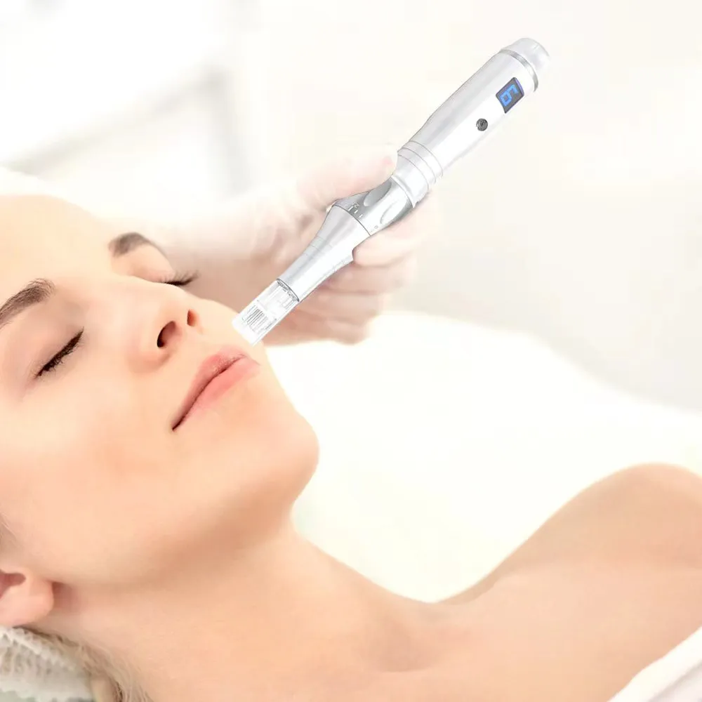 Ultima Microneedling Derma Pen Profesyonel Kablosuz Ayarlanabilir Mikro Kuzgun Elektrik Dermapen Cilt Bakım Güzellik Makinesi