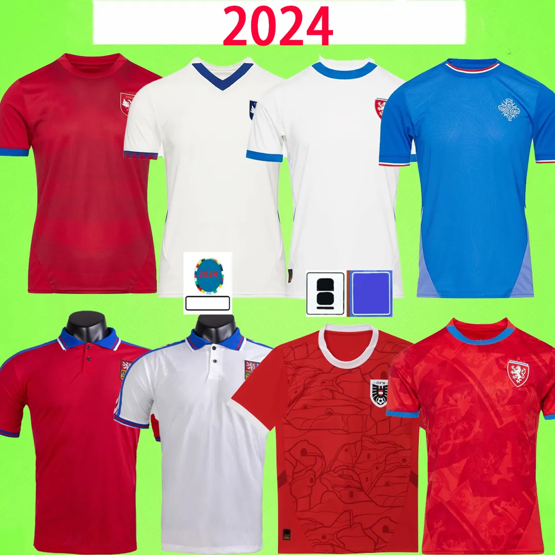 2024 2025 Tsjechië Voetbalshirts Servië Heren 24 25 NEDVED NOVOTNY POBORSKY CHYTIL Voetbalshirt TADIC MITROVIC IJsland GUDMUNDSSON ZIVKOVIC Oostenrijk LAIMER