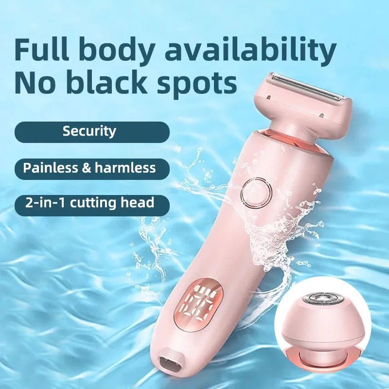 Épilation indolore épilateur USB tondeuse rechargeable femmes corps rasoir visage jambe aisselles Bikini main pubien rasoir épilateur 240327