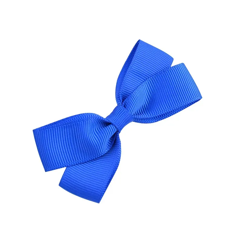 3.2 Inch Cute Ribbed Ribbon Hair Bows with Clip Baby Girl Hair pin Boutique Hair Accessories Party Gifts M2346