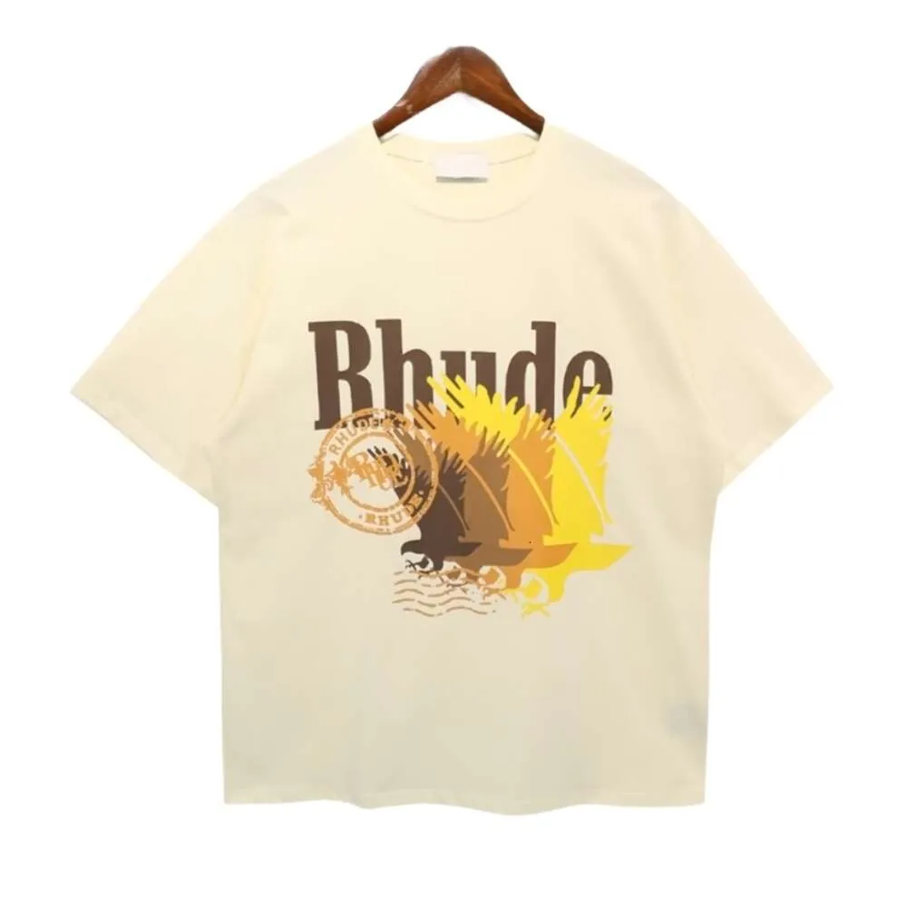 Руд -футболка дизайнер дизайнер оригинальный качественный мужчина женщина роскошная бренда футболка для футболки летняя круглая шея короткие рукава на открытом воздухе.