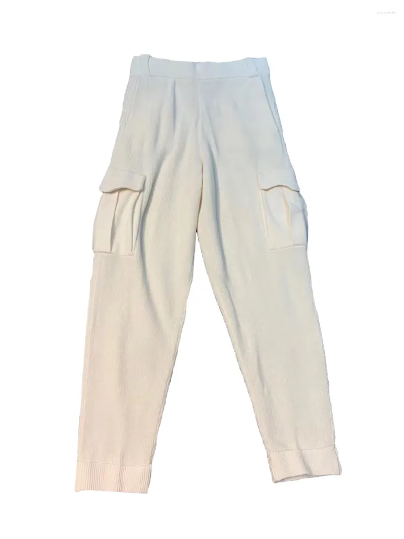 Pantalones de mujer Temperamento de moda casual de cuatro colores Simple Cómodo Versátil 2024 Otoño e invierno 1228