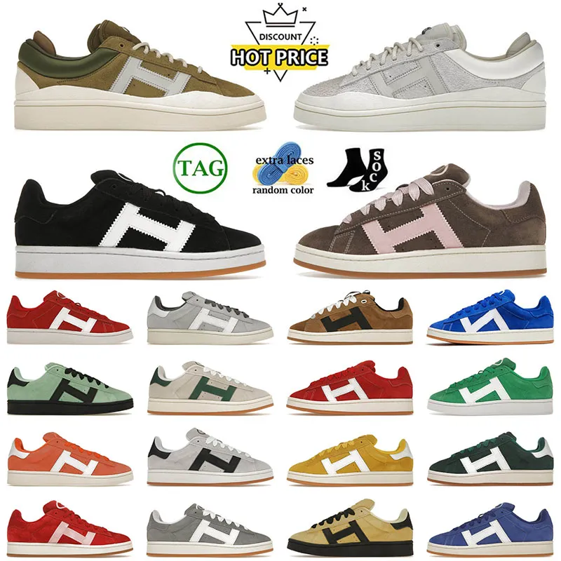 adidas campus 00s campus00s 00 bad banny shoes Tasarımcı Mens Kadınlar Aralık Ayakları Siyah Beyaz Gum Luxurys Platformu Eğitmenleri Sneakers 【code ：L】