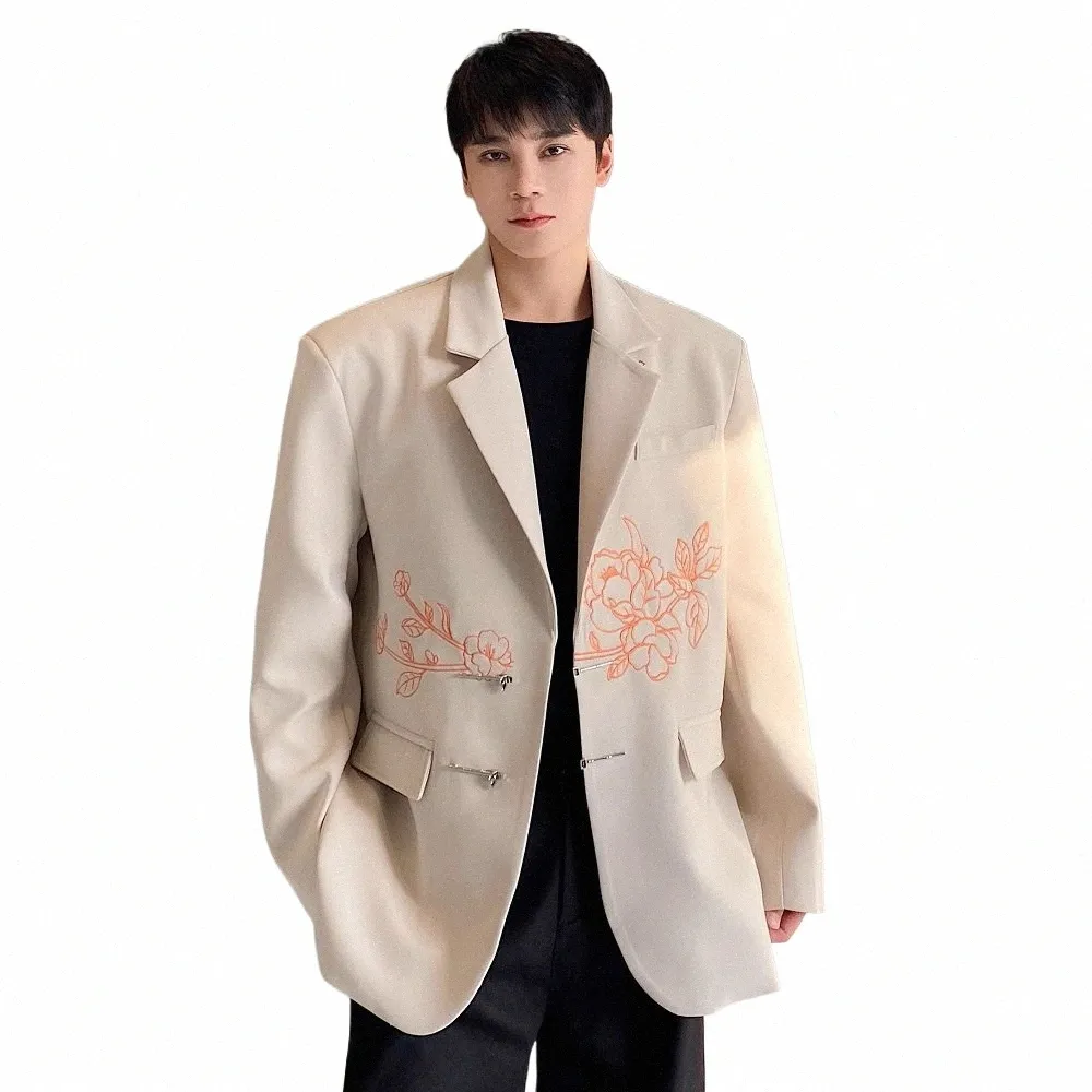 か*。様 masu WIDE LAPEL TAILORED JACKET(Bei MASU WIDE LAPEL TAILORED JACKET(BEIGE)