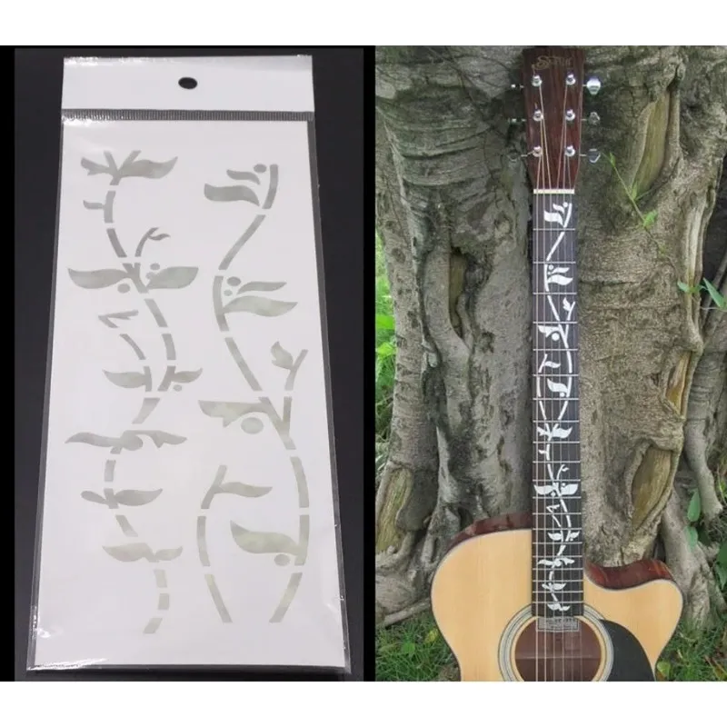 8 Türler Mükemmel Kıvrık Çıkartma Gitar Bas Sticker Kültür İşaretçisi Akustik Elektro Gitar için DIY Çıkartma